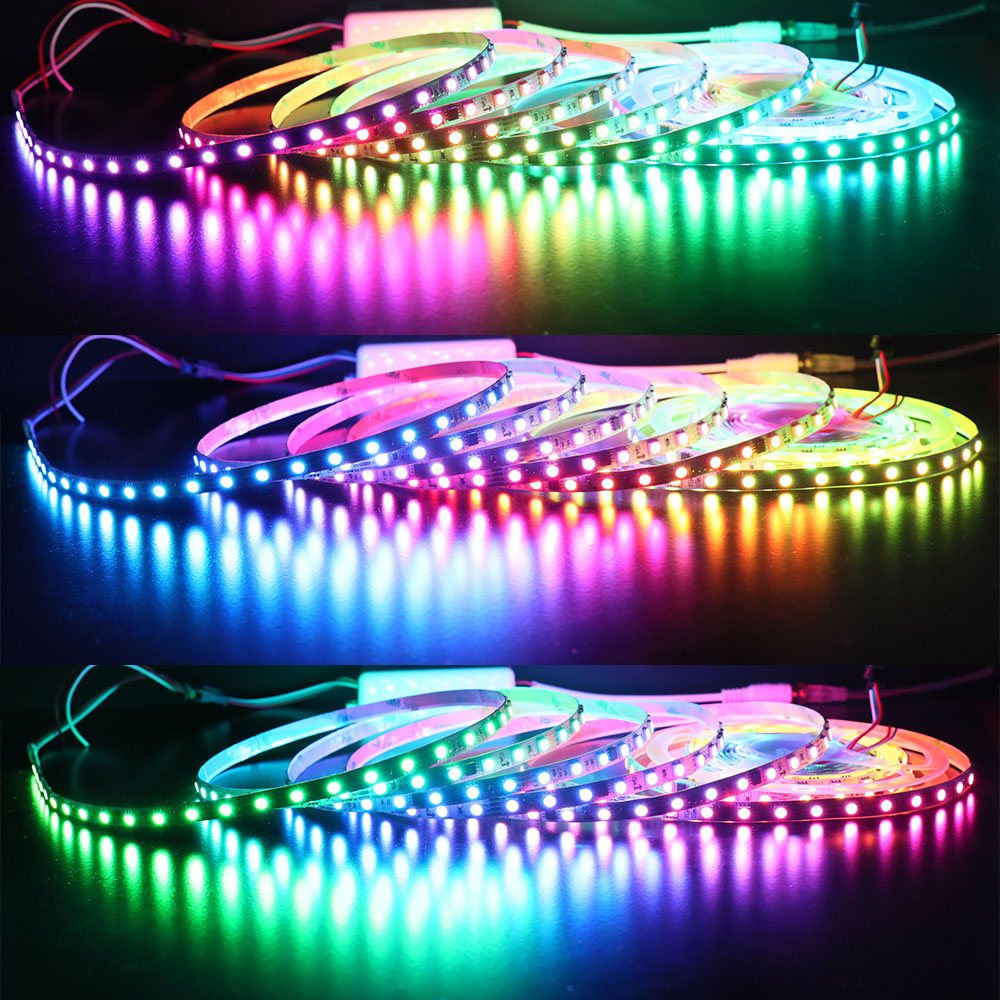 DC12V WS2818(Update WS2811) 8mm Wide 360LEDs Breakpoint-continue Dream Color Addressable RGB LED Strip Lights DC12V WS2818(Update WS2811) 8mm Wide 360LEDs Breakpoint-continue Dream Color Addressable RGB LED Strip Lights